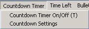 Clock Menu Timer On-Off